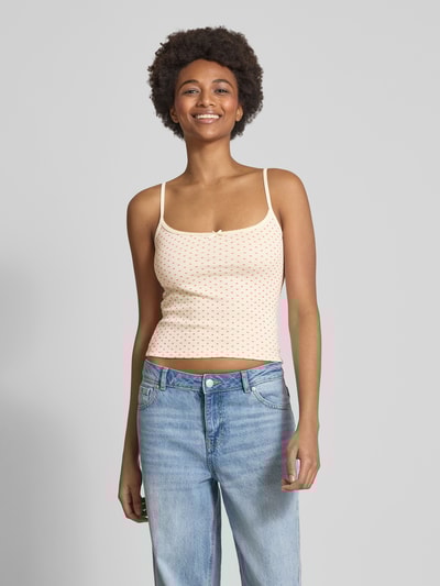 Review Trägertop mit Schleifen-Detail Offwhite 4