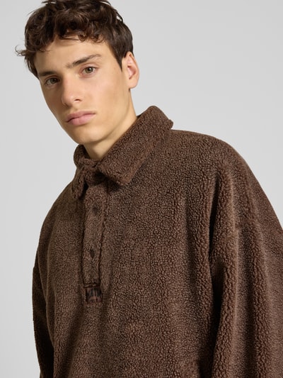 Review X MATW Sweatshirt van teddybont Lichtbruin gemêleerd - 3