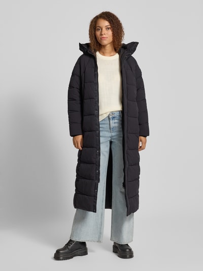 G-Star Raw Steppmantel mit Knopfleiste und Eingrifftaschen Modell 'Whistler' Black 1