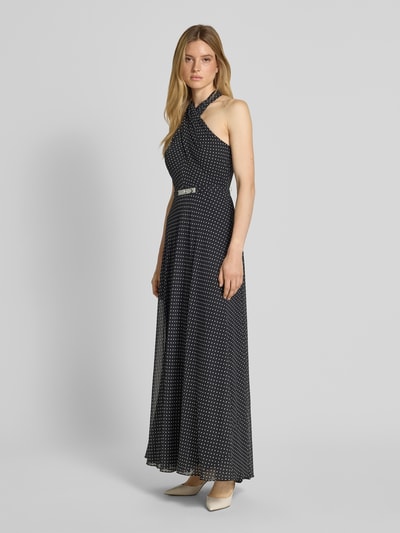 Lauren Ralph Lauren Avondjurk met riem Zwart - 1