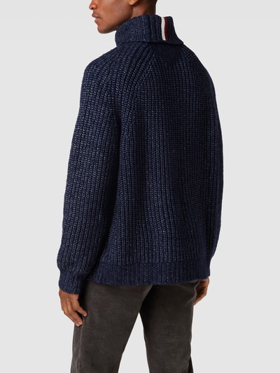 Tommy Hilfiger Rollkragenpullover in melierter Optik Marine 5