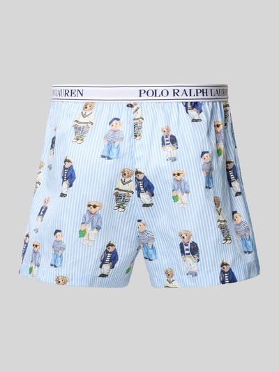 Polo Ralph Lauren Boxershorts mit Polo Bear Motiv Hellblau 3