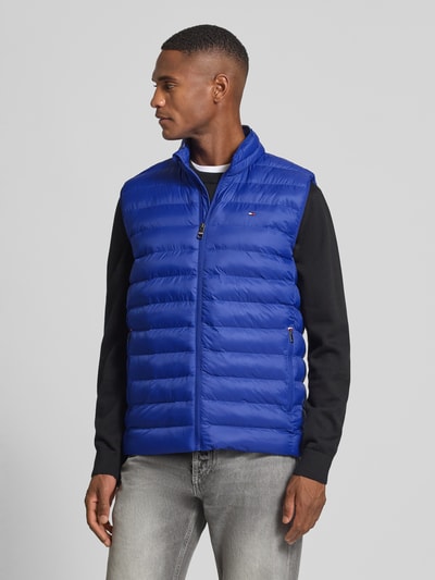 Tommy Hilfiger Regular fit bodywarmer met logostitching Koningsblauw - 4