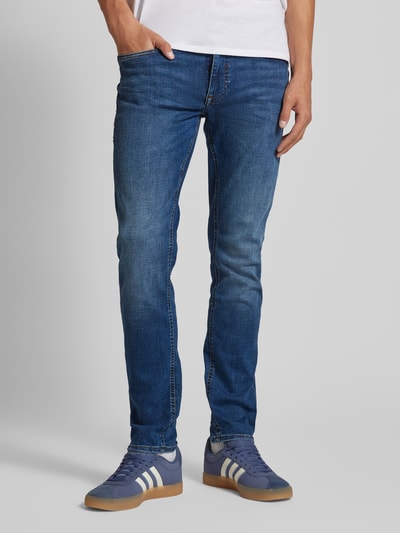 Blend Regular Fit Jeans im Used-Look Modell 'Twister' Marine 4