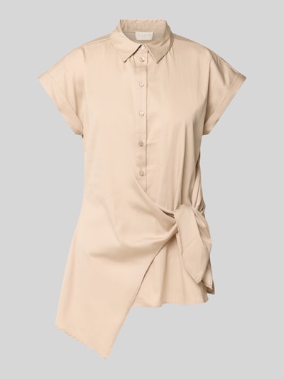 Milano Italy Regular fit overhemdblouse met knoopdetail Beige - 2