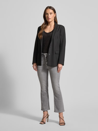 Liu Jo White Jeans mit Knopfleiste Modell 'PRINCESS' Mittelgrau 1