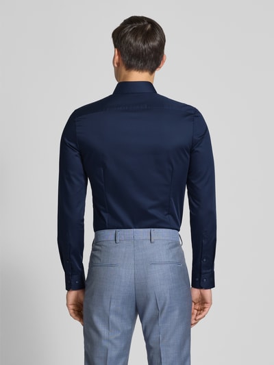OLYMP No. Six Super Slim Fit Businesshemd mit Kentkragen Marine 5