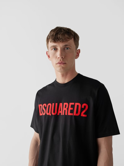 Dsquared2 T-Shirt mit Label-Print Black 3