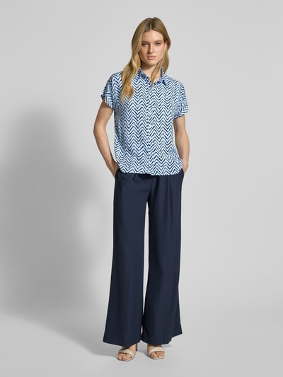 Christian Berg Woman Relaxed Fit Bluse mit Kappärmeln Bleu 1