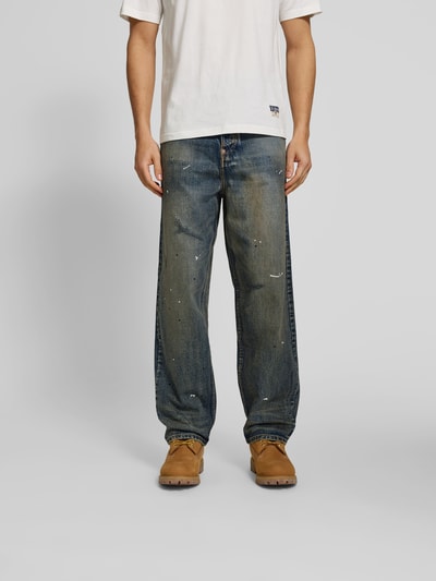 Evisu Relaxed Fit Jeans im Destroyed-Look Jeansblau 4