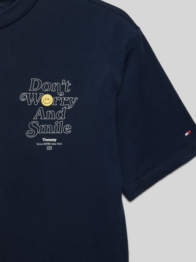 Tommy Hilfiger Teens T-Shirt mit Statement-Print Marine 2