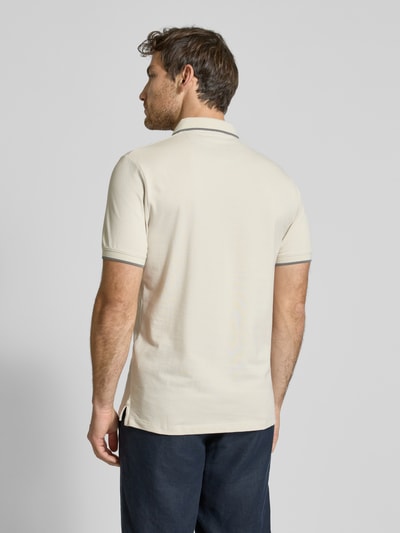 s.Oliver RED LABEL Regular Fit Poloshirt aus Baumwoll-Mix Sand 5