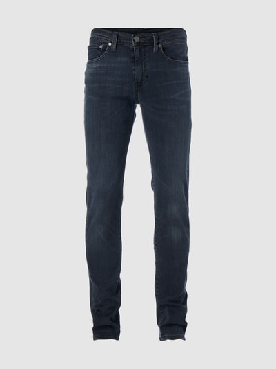 Levi's® Stone Washed Slim Fit 5-Pocket-Jeans Dunkelblau 1