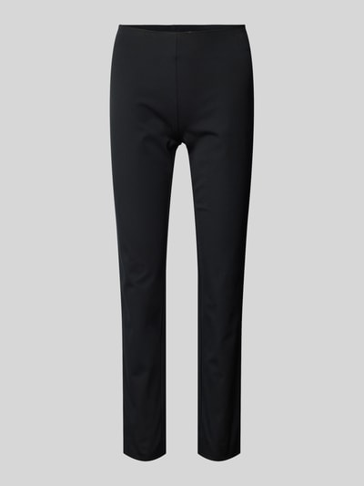 Lauren Ralph Lauren Skinny fit stoffen broek met ritssluiting opzij Zwart - 2