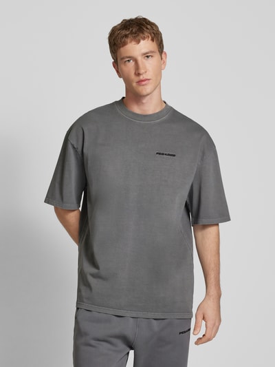 Pegador Oversized T-Shirt mit Label-Stitching Black 4