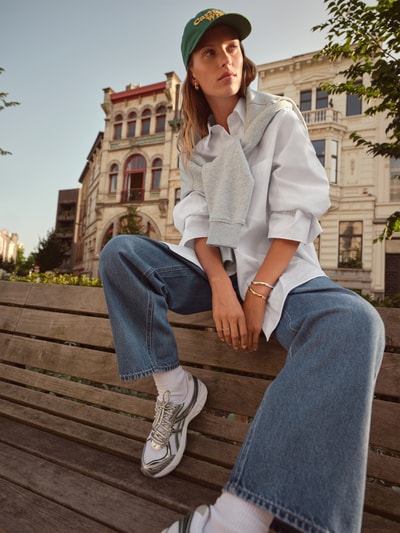 JOOP! Overhemdblouse met knoopsluiting Wit - 6