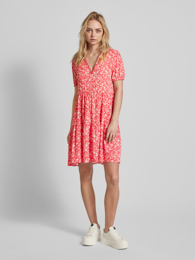 Only Mini-jurk van viscose Lichtrood - 1