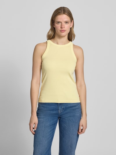 Levi's® slim fit tank top van puur katoen Lichtgeel - 4