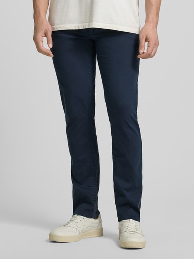 BOSS Orange Slim Fit Chino aus Baumwoll-Mix Marine 4