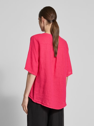 ZABAIONE Blouseshirt met 1/2-mouwen Felroze - 5
