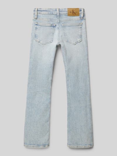 Calvin Klein Jeans Flared cut jeans in 5-pocketmodel Lichtblauw - 3