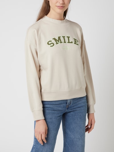 Tom Tailor Denim Relaxed Fit Sweatshirt mit Stretch-Anteil  Beige 4