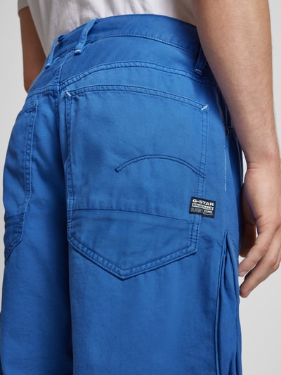 G-Star Raw Loose fit korte cargobroek met riemlussen Koningsblauw - 3