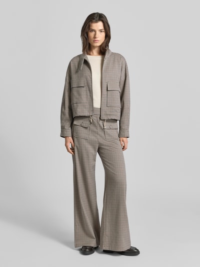 SUNCOO PARIS Hose mit weitem Bein und Pattentaschen Modell 'JOHN' Sand 1