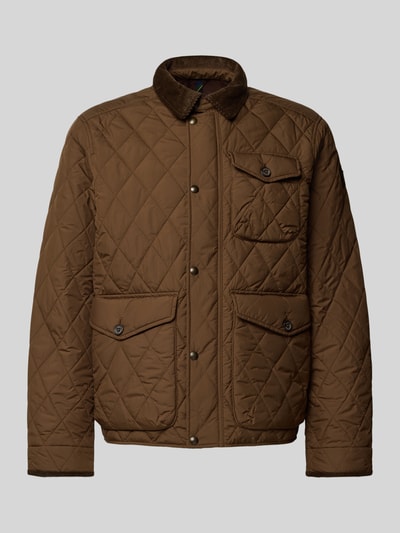 Polo Ralph Lauren Kurtka pikowana z wykładanym kołnierzem model ‘BEATON’ Średniobrązowy 2