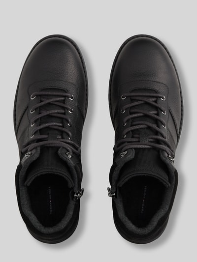 Tommy Hilfiger Schnürstiefel aus echtem Rindsleder Black 4