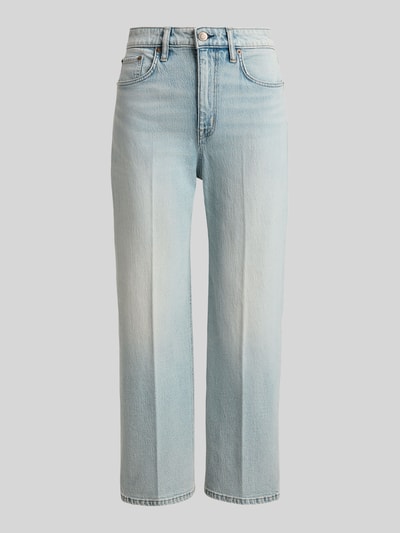 Lauren Ralph Lauren Straight Fit Jeans aus Baumwoll-Mix mit Bügelfalten Jeansblau Melange 2