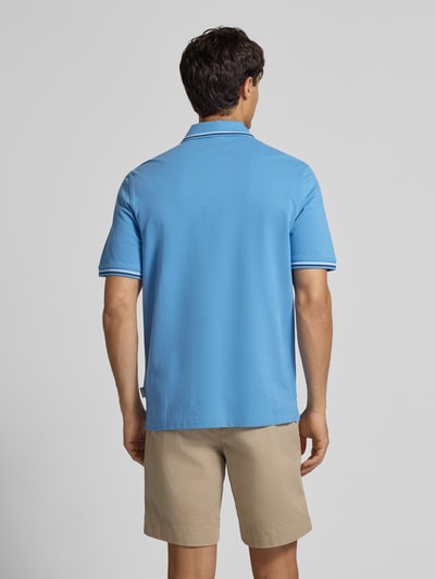 bugatti Koszulka polo z krótką listwą guzikową Niebieski 5