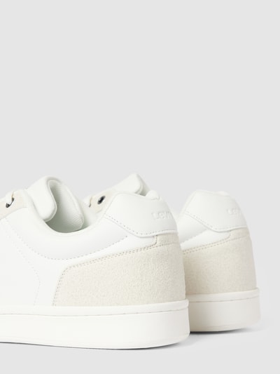 Levi’s® Acc. Sneakers met labeldetails, model 'REECE' Wit - 3