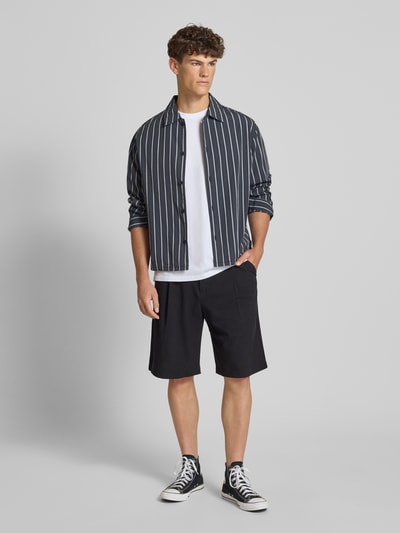 REVIEW Koszula casualowa z listwą guzikową Antracytowy 1