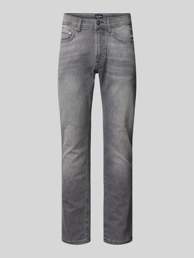 HECHTER PARIS Regular Fit Jeans mit Eingrifftaschen Modell 'BELFORT' Mittelgrau 2