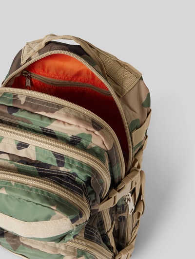 Alpha Industries Rugzak met labelpatch, model 'Tactical' Kaki - 4