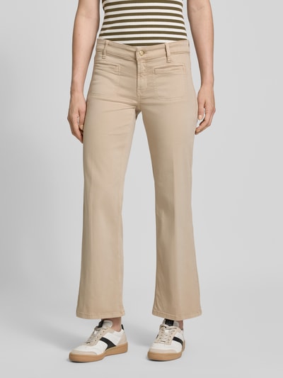 Cambio Relaxed fit jeans met steekzakken, model 'TESS' Zand - 4