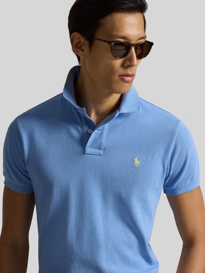 Polo Ralph Lauren Slim Fit Poloshirt aus reiner Baumwolle  Royal 3