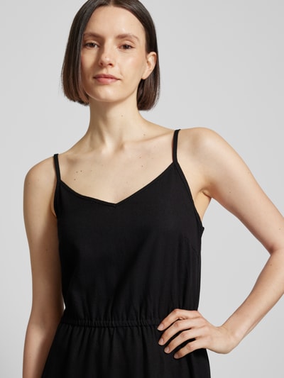 Vero Moda Knielanges Kleid mit Allover-Muster Modell 'MYMILO' Black 3