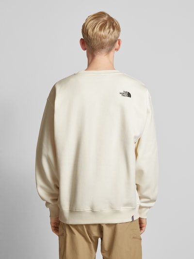 The North Face Sweatshirt mit Label-Print Modell 'AXYS' Offwhite 5