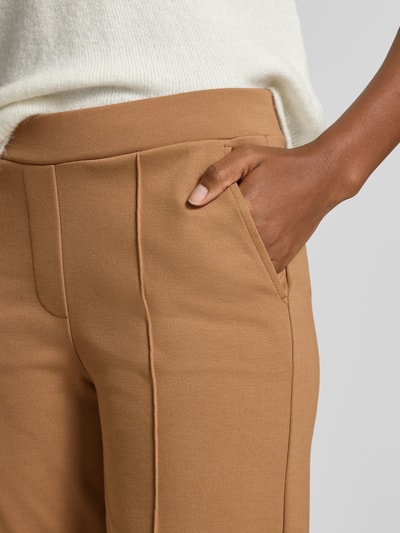 Smith and Soul Regular fit stoffen broek met viscose, model 'Interlock' Beige - 3