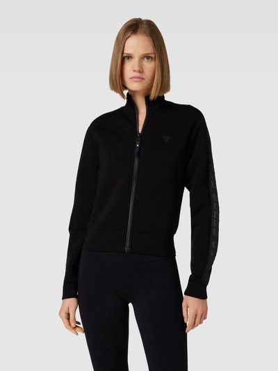 Guess Activewear Sweatjacke mit Label-Applikation Modell 'NEW ALLIE' Black 4