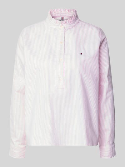 Tommy Hilfiger Comfort fit blouse met lange mouwen van puur katoen Roze - 2