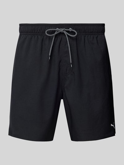 Puma Regular Fit Badehose mit Reißverschlusstasche Black 1