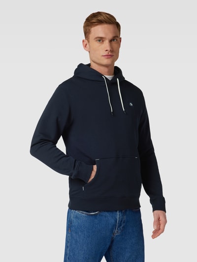 Scotch & Soda Hoodie mit Logo-Badge Dunkelblau 4