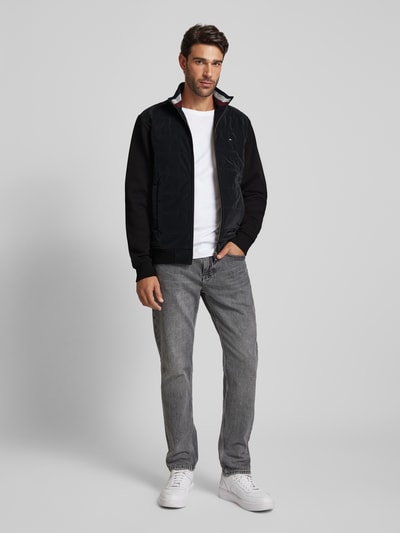 Tommy Hilfiger Sweatjack met opstaande kraag Zwart - 1