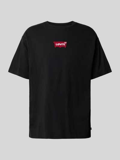 Levi's® T-Shirt mit Label-Stitching Black 2