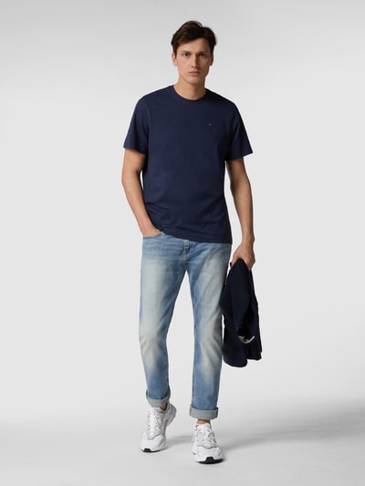 Tommy Jeans T-Shirt in Melange-Optik Marine Melange 1