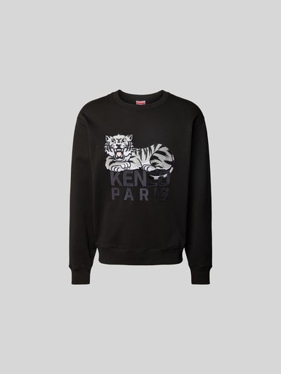 Kenzo Sweatshirt mit Label-Print Black 2