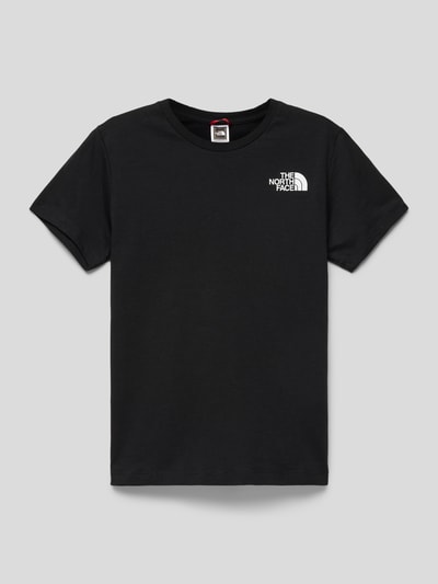 The North Face T-Shirt mit Label-Details Black 1